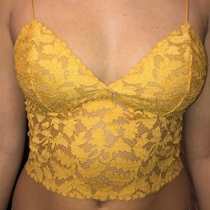Lace crop top